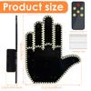 General Car LED Finger Light with Remote Control No Battery Fun Car Sign Hand to Express Emotions Easy to Install for Car Light