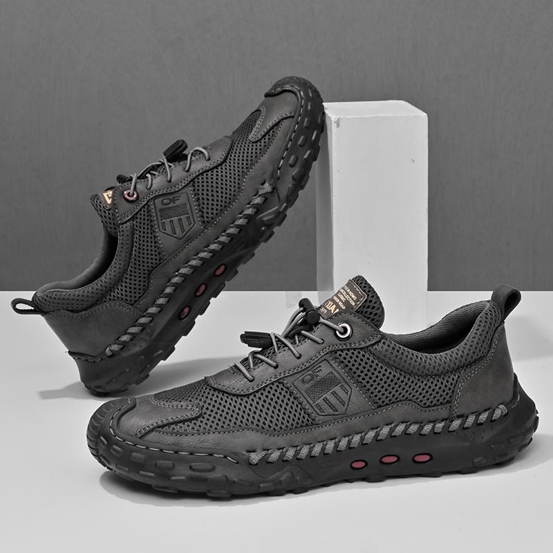 Fashion Breathable Mesh Men Casual Shoes Summer Outdoor Sneakers Man Trainers Non-slip Climbing Hiking Shoes Breathable Treking Footwear