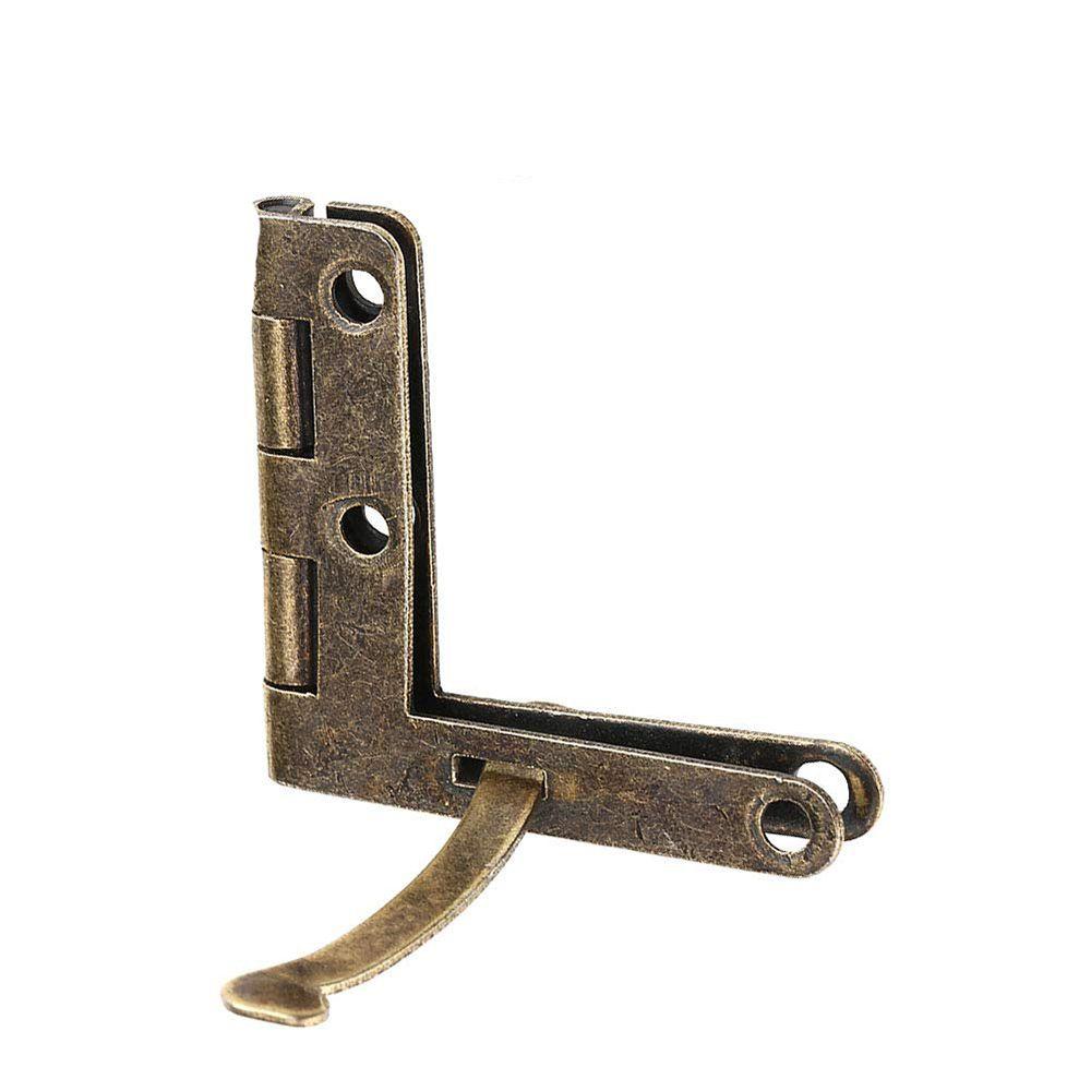 10pcs Wine Case Antique Jewelry Hinge Wooden Box Accessories Lid Support