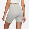 Nike Sportswear Classics Solid Slim Fit Logo Print Cycling Pants Women Bottoms Gray DV7798-063