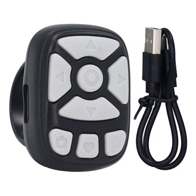 Bluetooth Remote Control Scrolling Ring Wireless Page Turner Fingertip Scrolling Ring for IOS 15