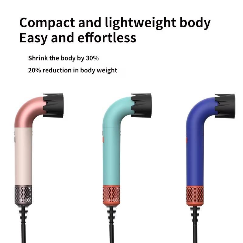 4 Nozzles Professional High Speed Ionic Hair Dryer 4 In 1 Supersonic Handheld Dryer Portable Negative Ion Hair Dryer