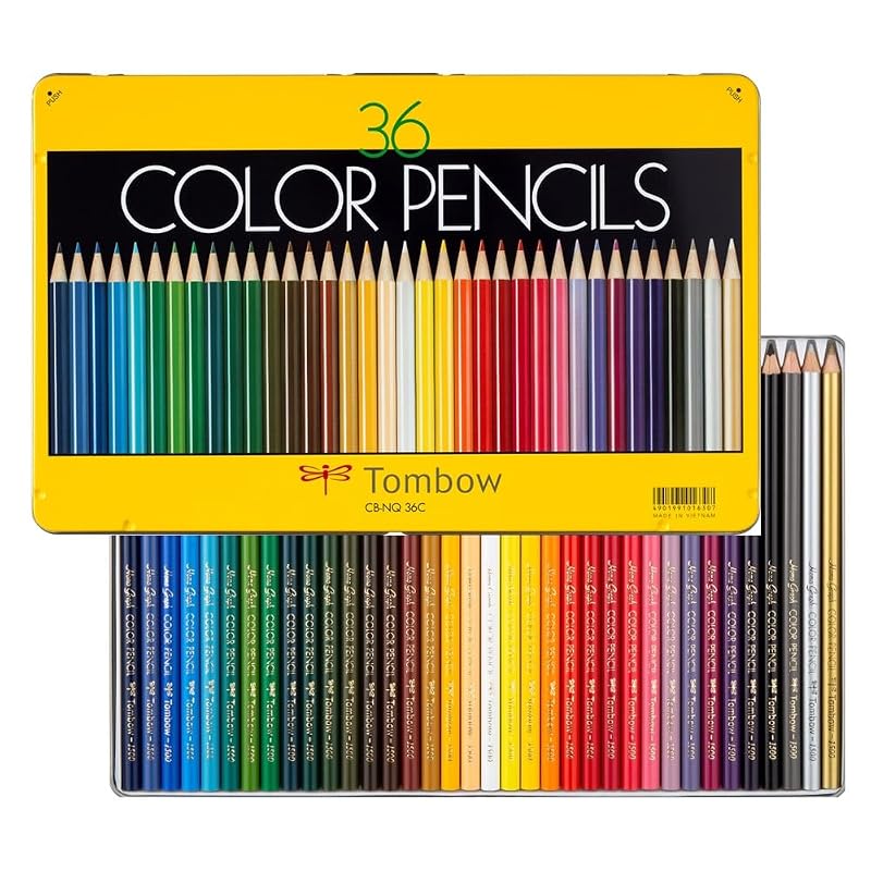 Tombow Colored Pencils, 36 Colors (Vibrant Colors That Never Go Wrong) NQ CB-NQ36C