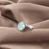 Aqua Chalcedony Ring, 925 Solid Sterling Silver Jewelry, Gemstone Ring, Gift For Her Handmade Dainty Jewelry