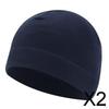 2x Windproof Winter Beanie Hats Men Women Ears Cover Headwear Lightweight Thickened Hat for