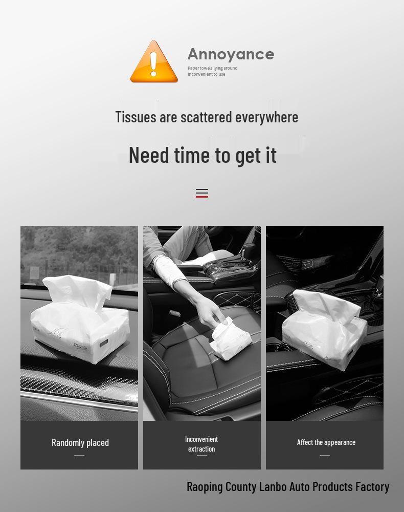 Premium Leder Taschentuchbox für Honda Auto: Armlehne, Sitzlehne, Hängestil