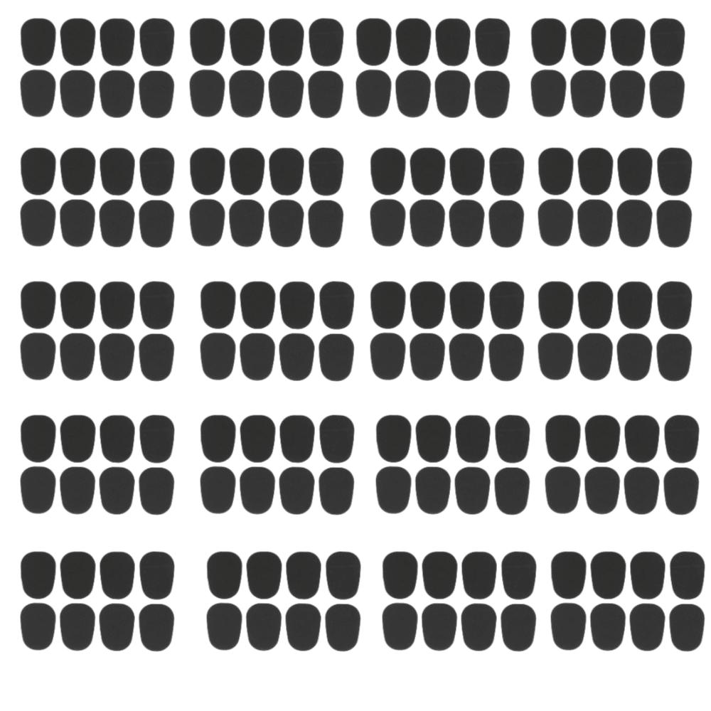160 Pcs Black Color Clarinet Mouthpiece Patches For Saxophone Performance