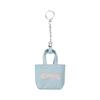 Logo Tote Bag Keyring Pastel Blue