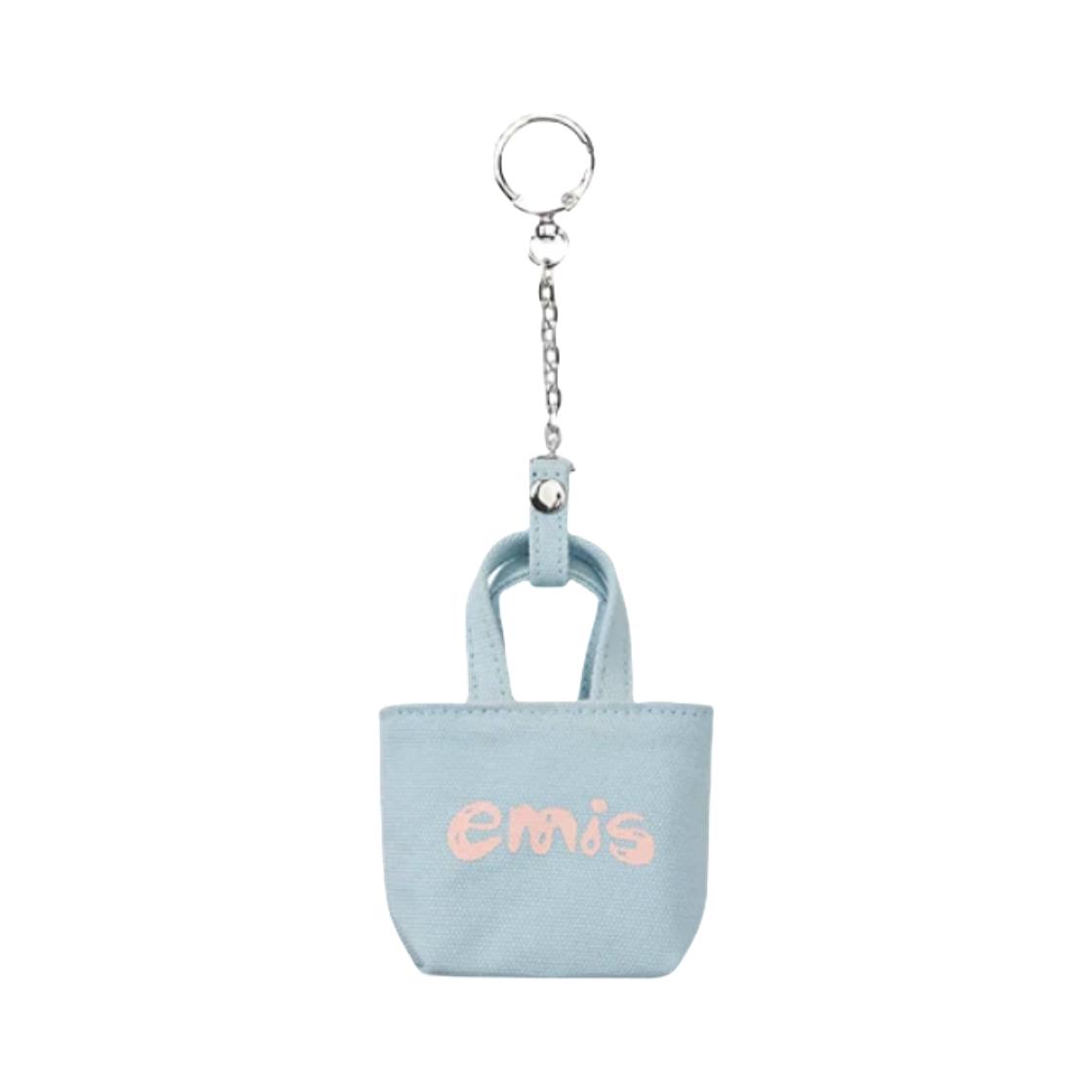 Emis Logo Tote Bag Keyring Pastel Blue ONE SIZE