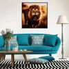 New Arrival 5D DIY Full Circle Diamond Painting "Lion" Embroidery Cross Stitch Home Decor Gift