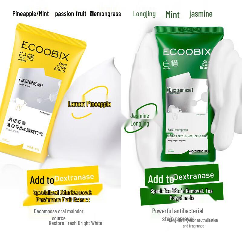 

BaiXi Flavored Toothpaste Duo