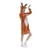 Adult Women Sexy Reindeer Pajama Christmas Costume Jumpsuit Dress