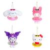 Kitty Cat Swim Ring Plush Toy Adorable Fluffy Doll Bag Charm For Girls, Short Plush Material, 10cm Height