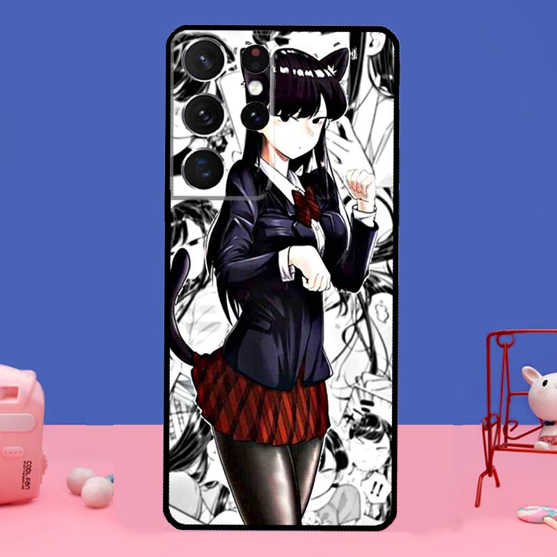 Komi Shouko Komi-san Anime Handyhülle für Samsung Galaxy S22 Ultra S8 S9 S10 Plus Note 20 Ultra S20 FE S21 Ultra