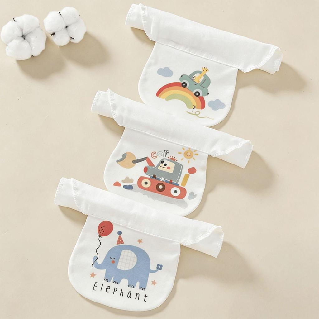 6-Layer Pure Cotton Sweat-Absorbent Towel for Children - Summer Kindergarten Gauze Anti-Sweat Back Pad