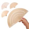 Wooden Hand Fan Hollowed Carved Wood Fan Decorative Hand Fan,Vintage Foldable Chinese Fan Photography Props for Womens