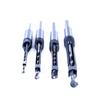Professional Wood Drill Bit Set 6pcs Square Hole Mortise Chisel Drill Bits, High Speed Steel Tools for Precise Woodworki