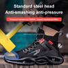 Módní pracovní obuv Pánská bezpečnostní obuv s ocelovou špičkou Lehká prodyšná pracovní teniska Pánské vysoké horní pracovní bezpečnostní boty Plus velikost 36-48