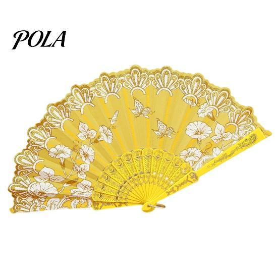 Pocket Fan Handheld Vintage Style Bright Color Exquisite Pattern Fine Workmanship Ultralight Collapsible Cloth Retro Chinese Folding Photography Prop
