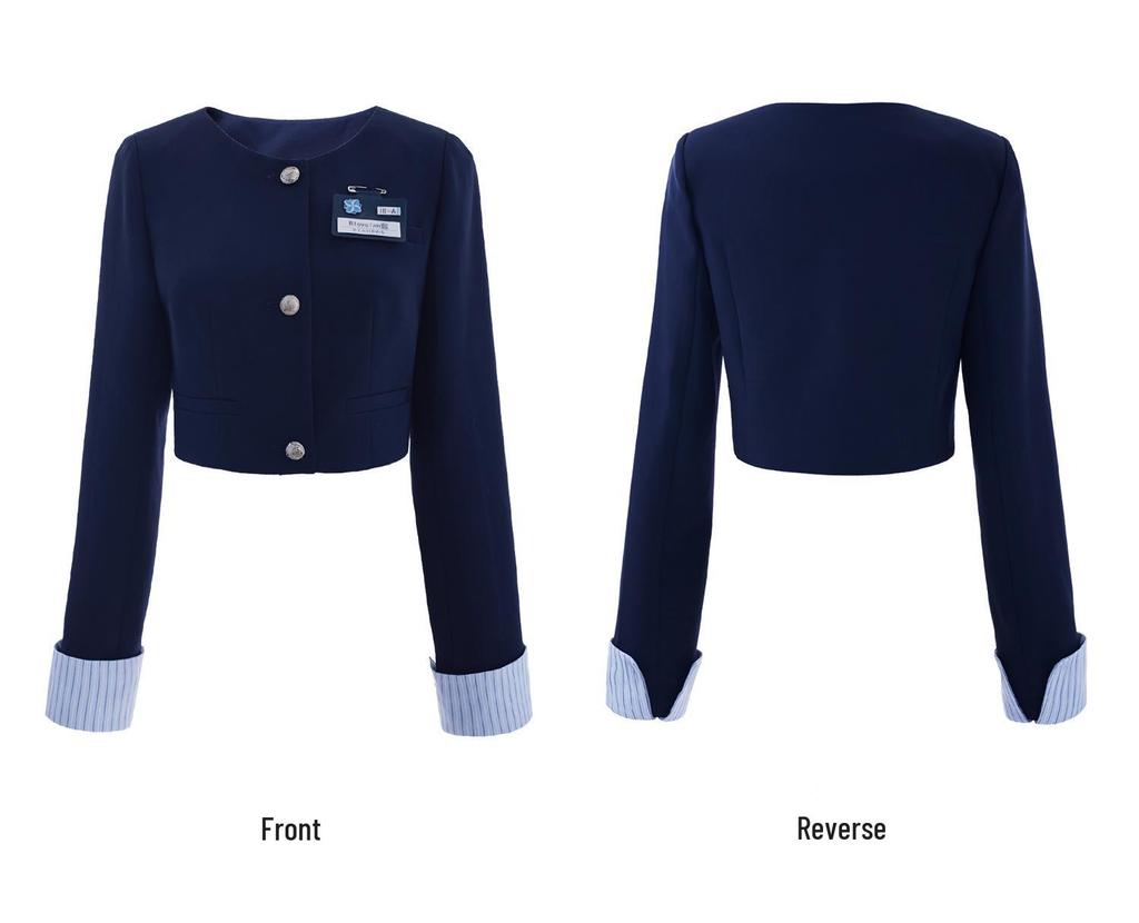 Luos Academy Japanese Sweet JK Uniform Two-Piece Dress & Jacket Set