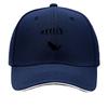 Fishing Evolution Silhouette Angler Fish Graphic Sandwich Baseball Cap Sun Cap Outdoor Workouts Hat