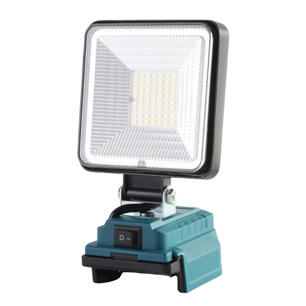 4-Inch Outdoor Searchlight Portable Flashlight for Makita/Dewalt/Milwaukee/Bosch Outdoor Camping