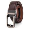 Men's Two-Layer Cowhide Leather Belt with Automatic Buckle - Versatile Business Style