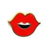 Mouth Shaped Lapel Pin Handmade Jackets Bag Backpack Badge Accessory Clothing Accessories for Elegant Women and Girls