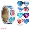 50-500Pcs 1Inch Red Heart Stickers For Valentine'S Day Baking Packaging Sticker Envelope Seals Love Decorative Stickers