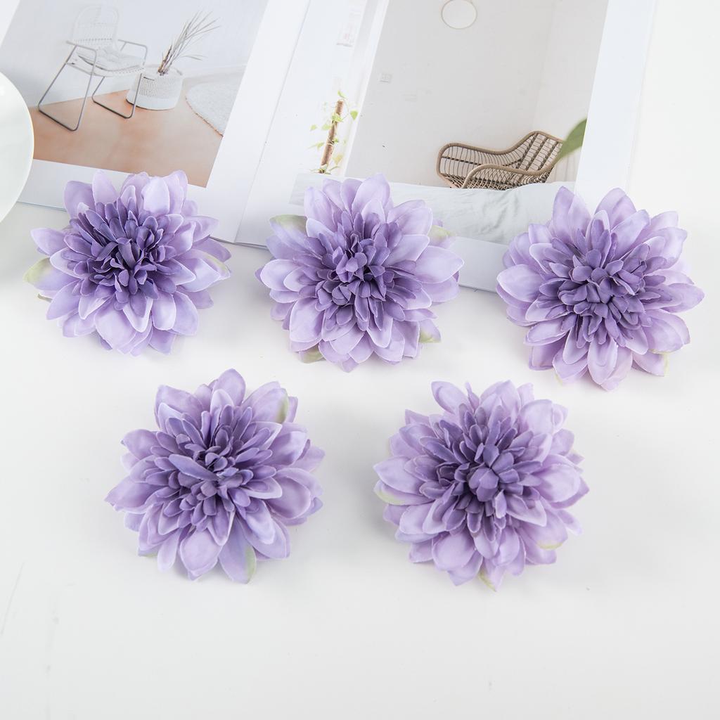 5/10PCS Artificial Flowers Heads Home Room Table Decor Wedding Garden Rose Arch Diy Gifts Candy Box Bridal Accessories Clearance