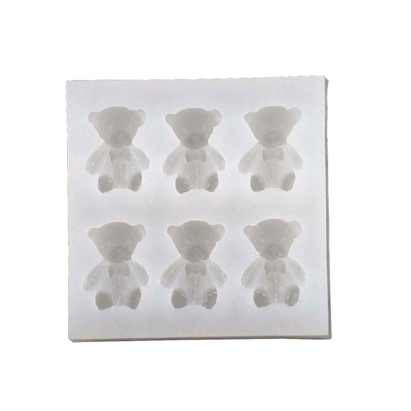 Bear Silicone Mold Fondant Molds For Cookie Decorating Bear Candle Molds For Candle Making Cake Decorating Molds