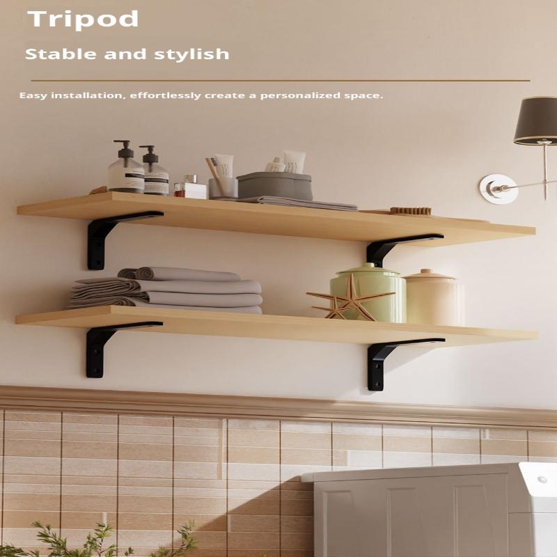 1PC Angle Brackets Industrial Floating L Shelf Bracket Thick Heavy Duty Wall Mounted Shelf