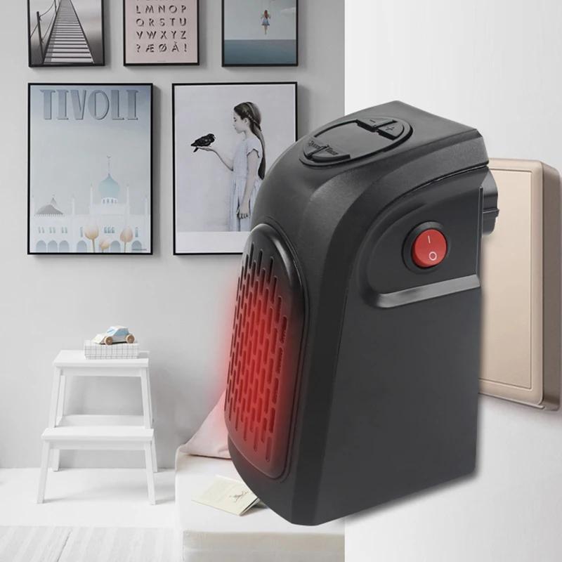 Portable Electric Heater Plug In Wall Room Heater Home Appliance Heating Stove Mini Radiator Heater Fan Warmer Machine