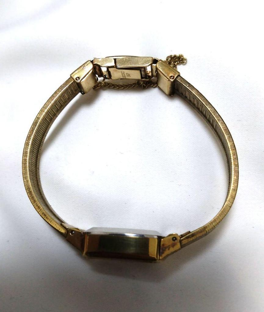 [USED] Extremely rare SEIKO Chariot gold and brown watch with replaced battery