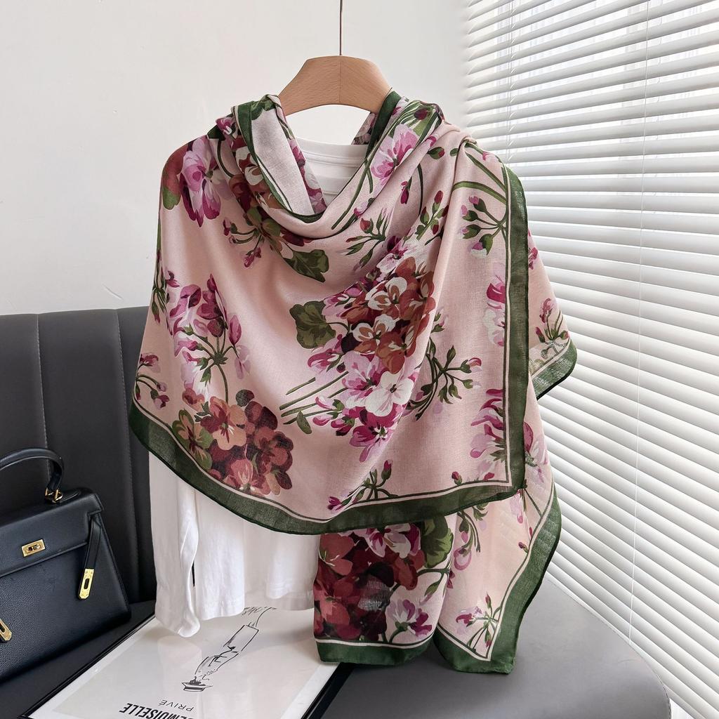 Xiaomi autum shawl outer fashionspring & fall scarf women's cotton and linen dual-use easiest for match thin winter silk scarf long gauze scarf