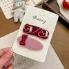 Wool Felt Cartoon Bread Slices Biscuits BB Clip Cute Bangs Side Clip Hairpin Funny Hair Clip Children's Hair Accessories