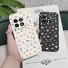 Drunk Fallen Flowers Phone Case For Oneplus 13 13R 12 12R 11 11R 10 10R 10T 9R 9RT 9 8T 8 7 7T Pro 5G Liquid Silicone Cover