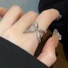 Geometric Petal Ring: Versatile, Adjustable, Trendy Index Finger Ring for Women