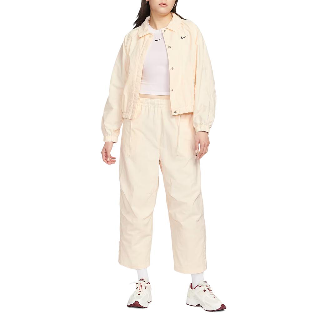 Nike Solid High-Waisted Tapered Casual Pants Women bottoms IF0221-103