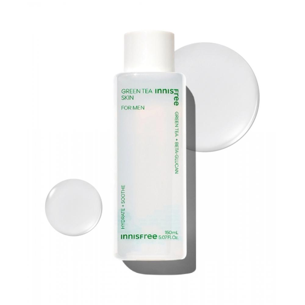 Innisfree Green Tea Skin For Men 150ml FREE