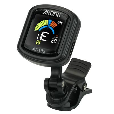 Klips zapachowy Szybki Wysokochromatyczny Kolor Kompatybilny z i z Silikonowym Klipsem Stroik, Akumulatorowy, Strojenie, Dokładność, Tryb, Obrót 360°, LCD, Gitara,