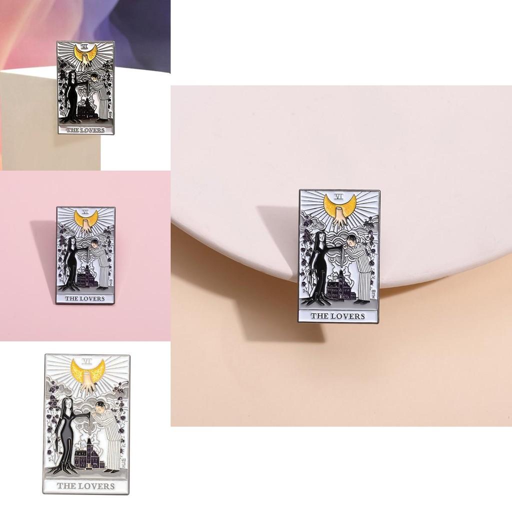 Style Geometric Chic Brooch Colorful Cartoon Pin Ideal For Creative Bag Accessories