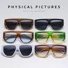  Retro Oversized Sunglasses Men Fashion Brand Designer Black Gradient Shades UV400 Women Trending Sun Glasses
