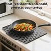 Yousheng Silicone Drain Mat Heat-resistant Non-slip Kitchen Drying Pad Water Drainage Design Hotel Kitchen Utensil Drying Pad