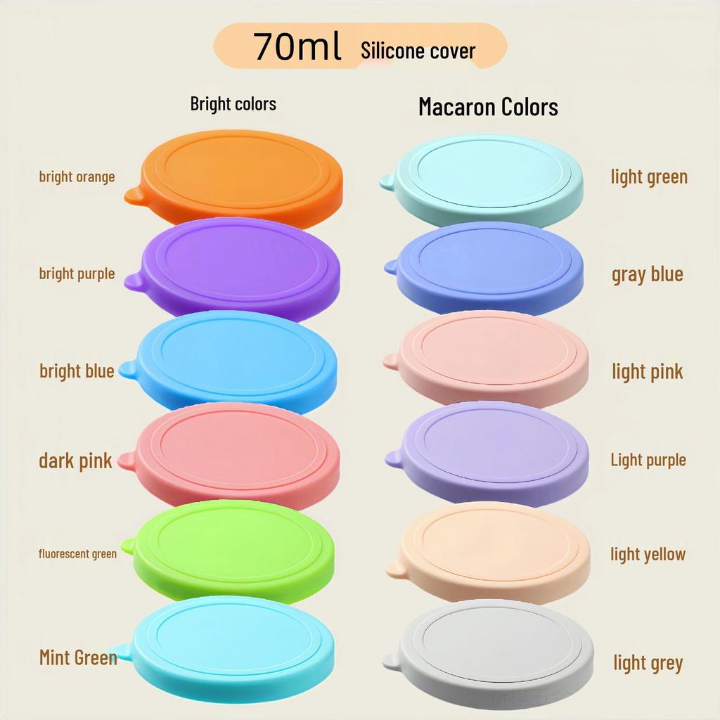 Reusable Sauce Cup with Macaron Lid - 304 Stainless Steel, 40/50/70ML, Portable Dipping or Seasoning Dish.