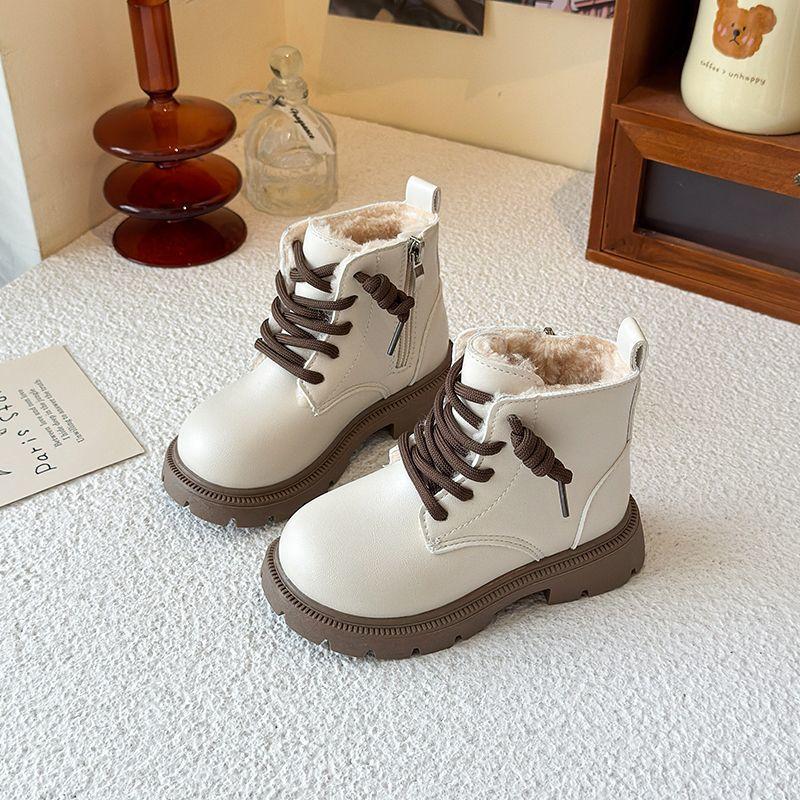 Children's Fashionable Princess Boots for Autumn and Winter, Sweet Embroidered Single Boots for Girls