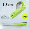 Air Cushion Height Lift Insoles, 3-Level Adjustable Inserts, Shock Absorbing Comfortable Elevator Insoles for Sneakers & Boots