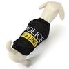 Stilvolles Haustier Hund Schwarz Polizei K-9 Einheit Weste T-Shirt Für Modische Welpen Und Katzen