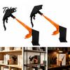Feuerspeiende Drachenfigur für Schreibtisch Bücherregal Dekoration, 3D-gedruckter Drache, Fantasy Flug Sammlerstücke Thema Dekorationen Skulptur Haus
