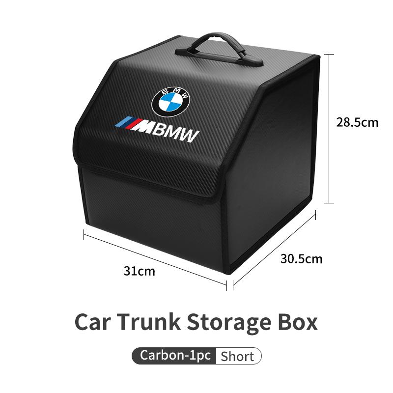 2025 Heiße Auto Kofferraum Aufbewahrungsbox Große Kapazität Werkzeug Organizer Koffer Zubehör Für BMW Motorsport X1 X3 X5 E39 E46 E90 F20 E60 F
